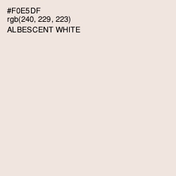 #F0E5DF - Albescent White Color Image